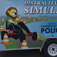 KCK Police Distracted Drivers Trailer