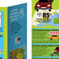 Signco AutoDealer Direct Mail and Infographic